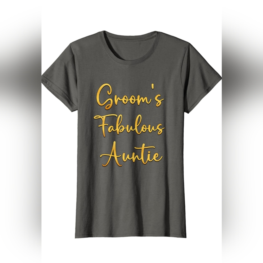 Grooms Auntie T shirt
